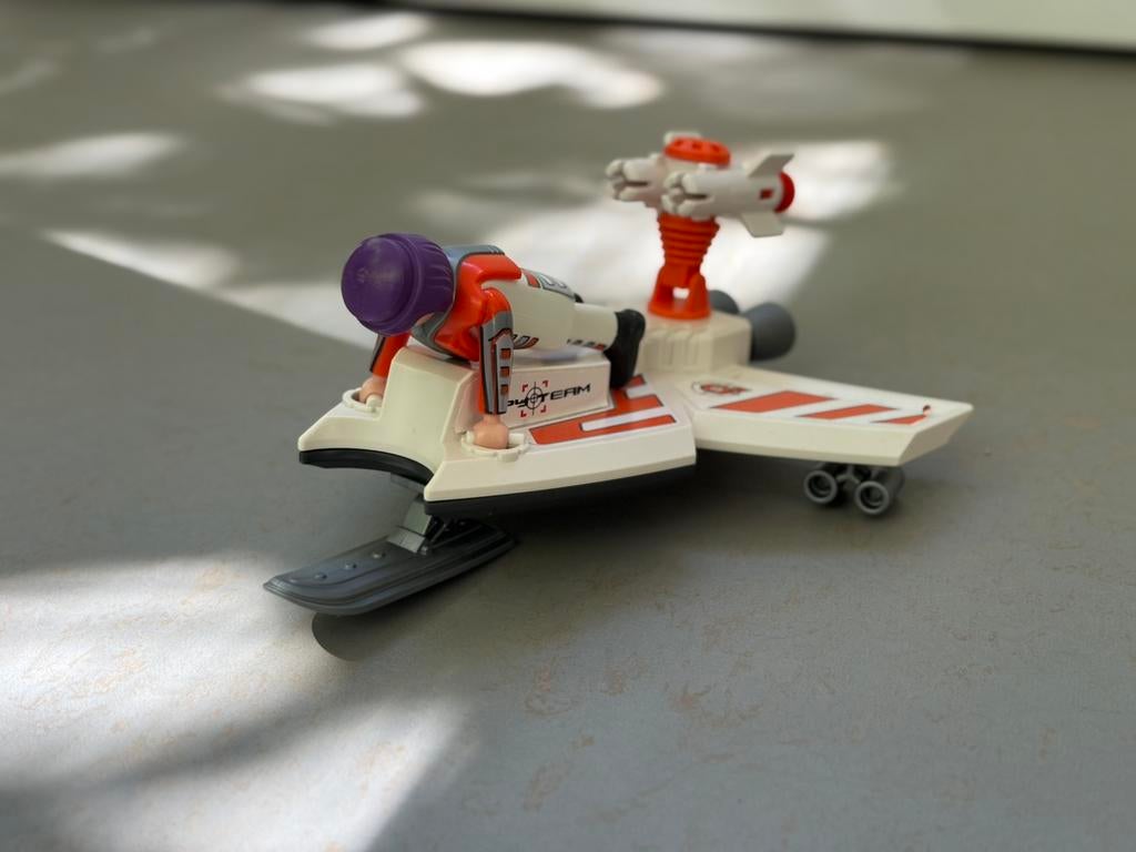 Playmobil Spy Team Jet met figuur, Ophalen of Verzenden, Gebruikt, Jongen of Meisje