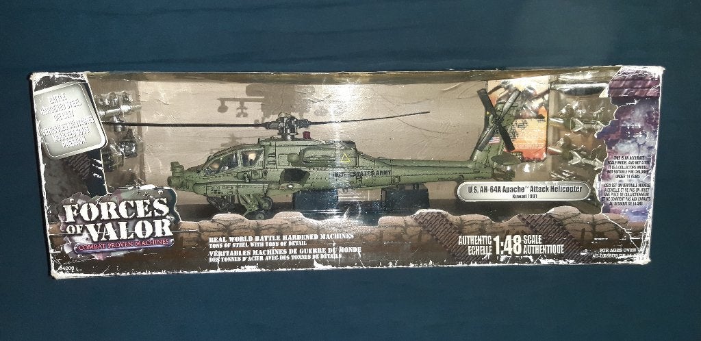 Forces of Valor 80008 1:48 AH-64 Apache helicopter, Verzenden, Nieuw, Schaalmodel