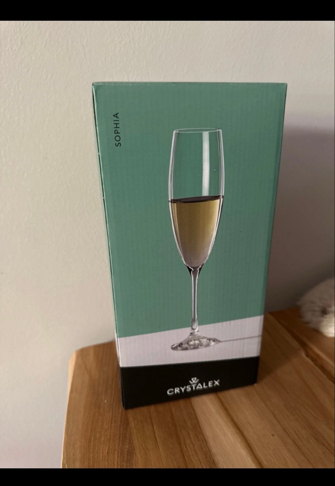 Crystalex Sophia Champagneglas - Nieuw in doos, Nieuw, Ophalen of Verzenden, Overige merken, Glas