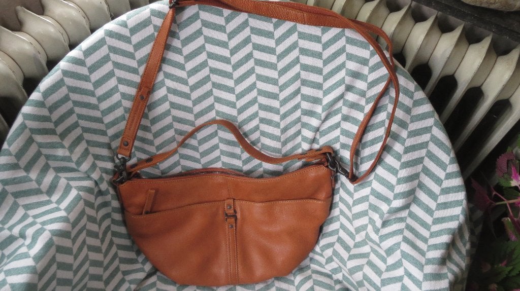Spikes and Sparrow, leren tas, veel vakken, 2 hengsels, Verzenden, Zo goed als nieuw, Bruin, Overige typen