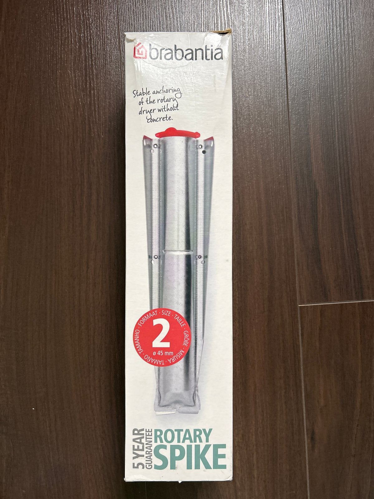Brabantia Rotary Spike - Grondanker voor Droogmolen (45mm), Tuin en Terras, Overige Tuin en Terras, Ophalen of Verzenden, Nieuw
