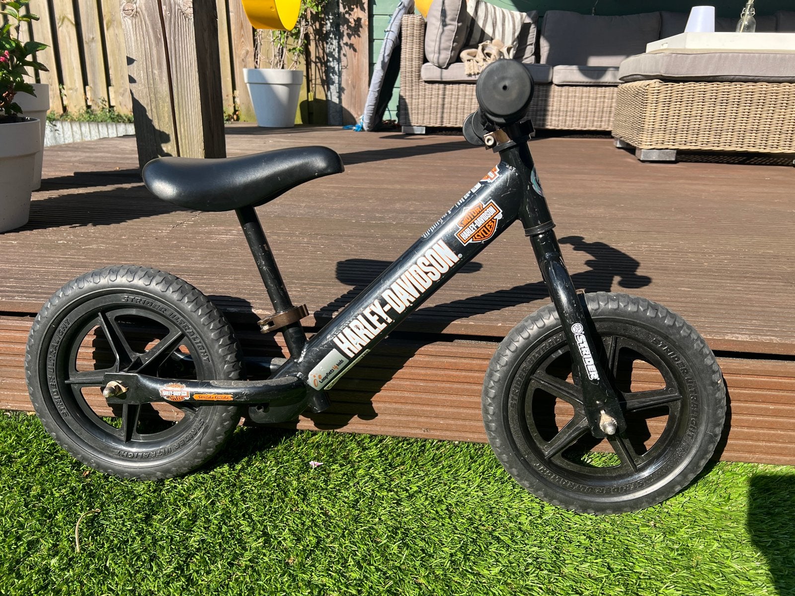Originele Strider Harley-Davidson unieke loopfiets, Ophalen of Verzenden, Gebruikt, Minder dan 16 inch