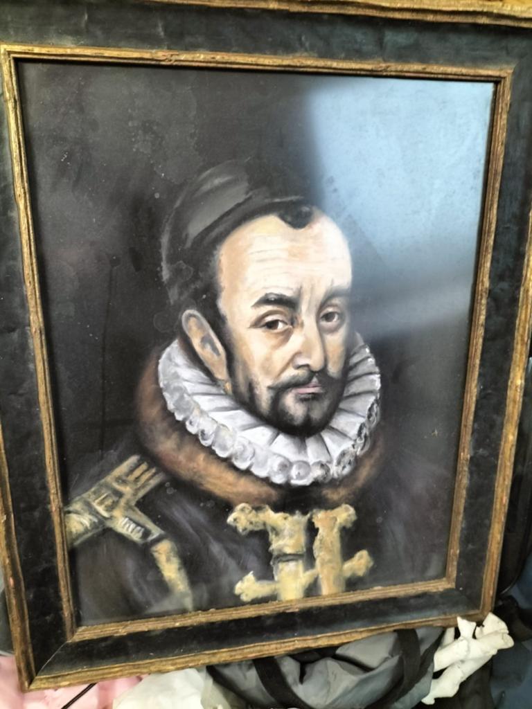 Vintage prent ingelijst van willem van oranje, Ophalen
