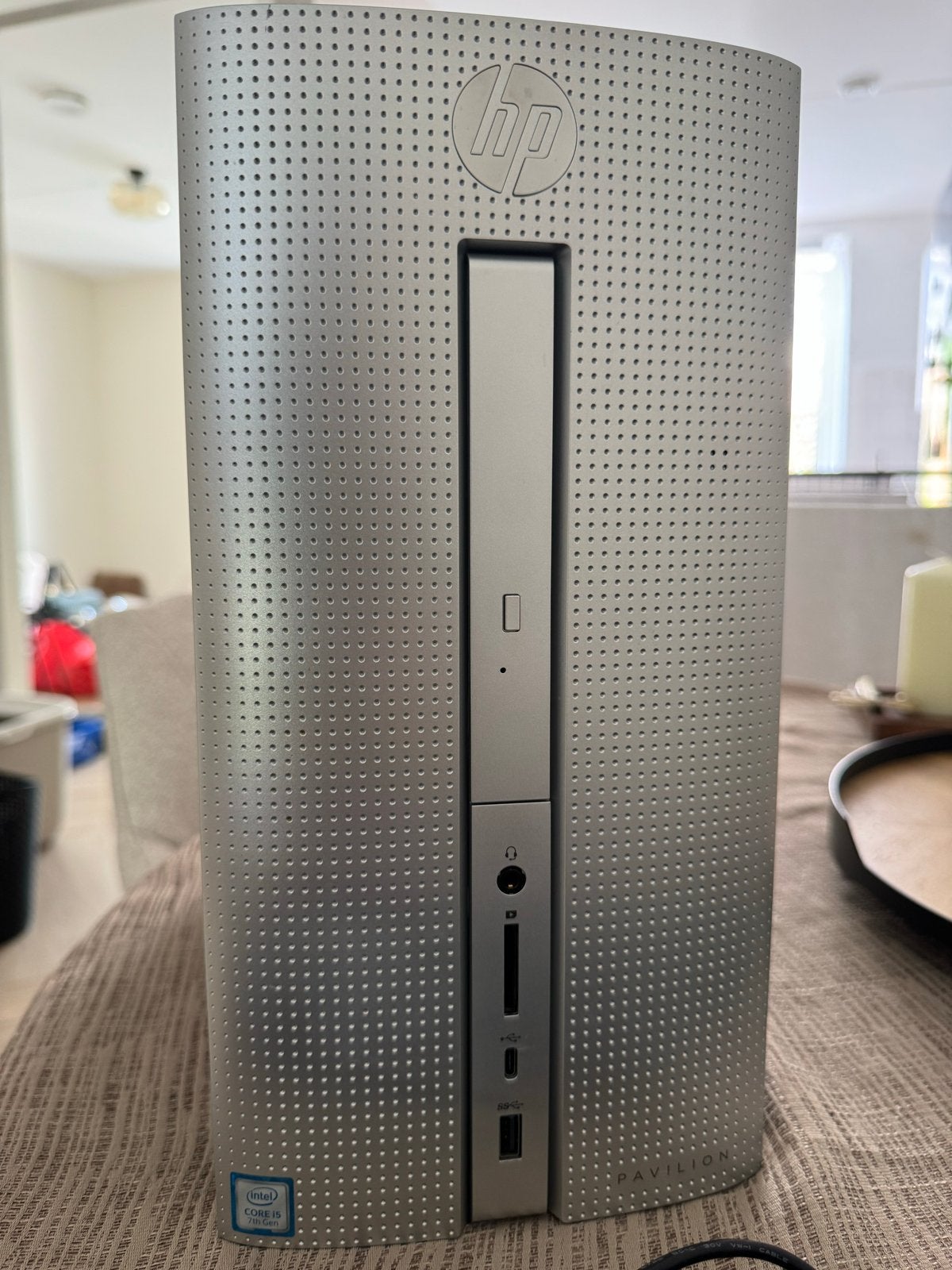 HP Pavilion Desktop PC 570-p0xx - Intel Core i5-7400, Ophalen, Gebruikt, 8 GB, 2 tot 3 Ghz
