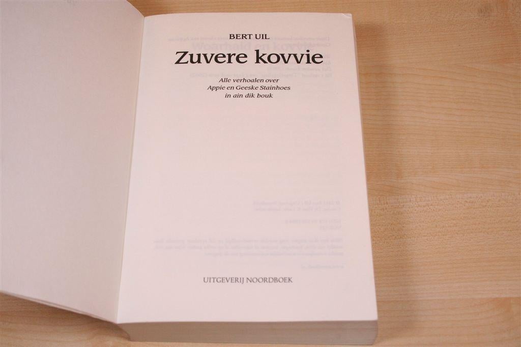 Zuvere kovvie — Alle verhalen van Appie & Geeske Stainhoes, Boeken, Ophalen of Verzenden, Gelezen
