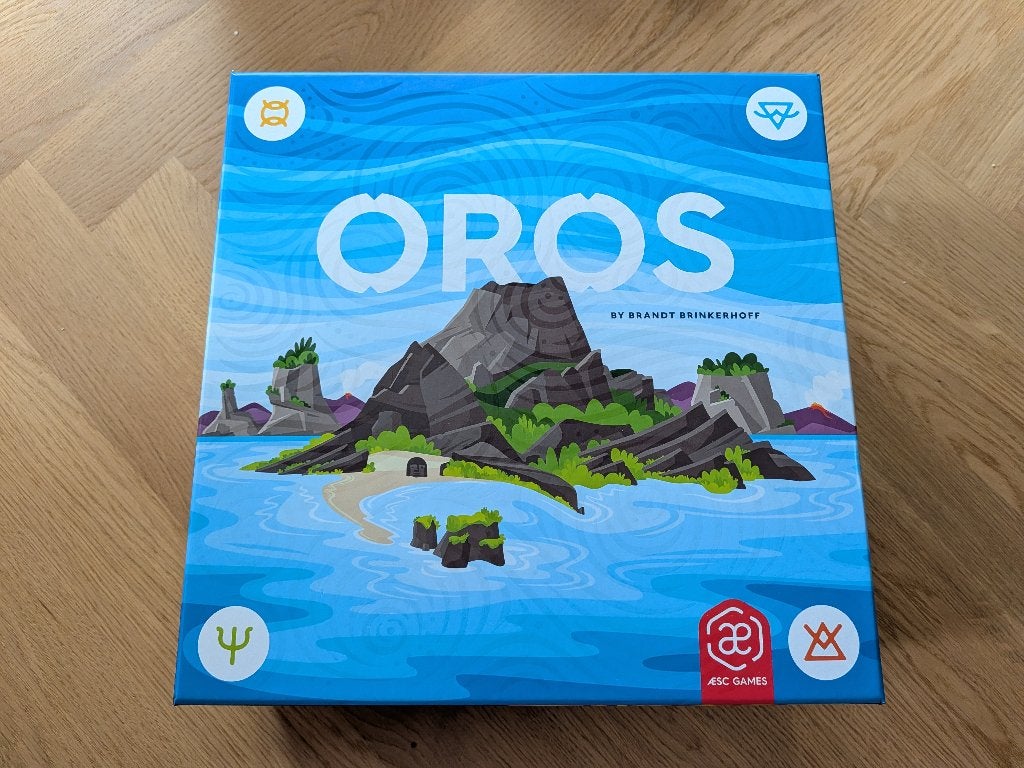Bordspel Oros - Kickstarter de luxe uitvoering, Een of twee spelers, Ophalen of Verzenden, Zo goed als nieuw