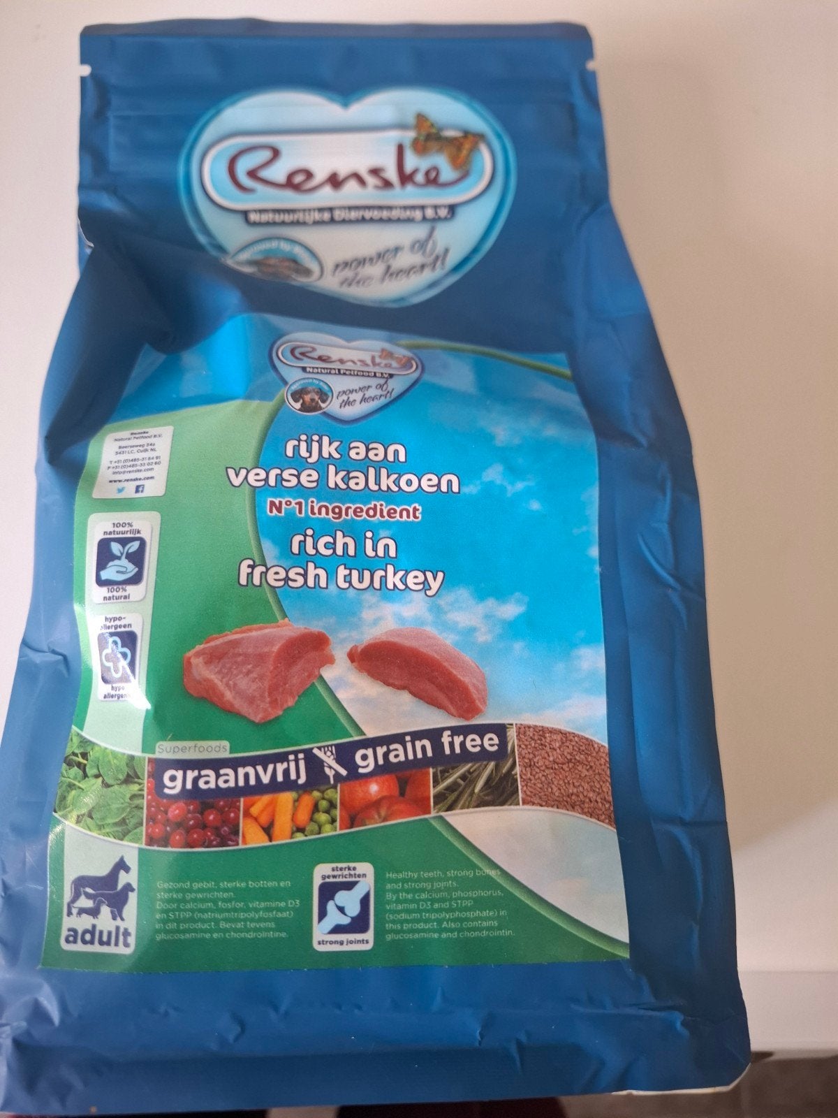 Renske kalkoen brokken, Ophalen of Verzenden, Hond