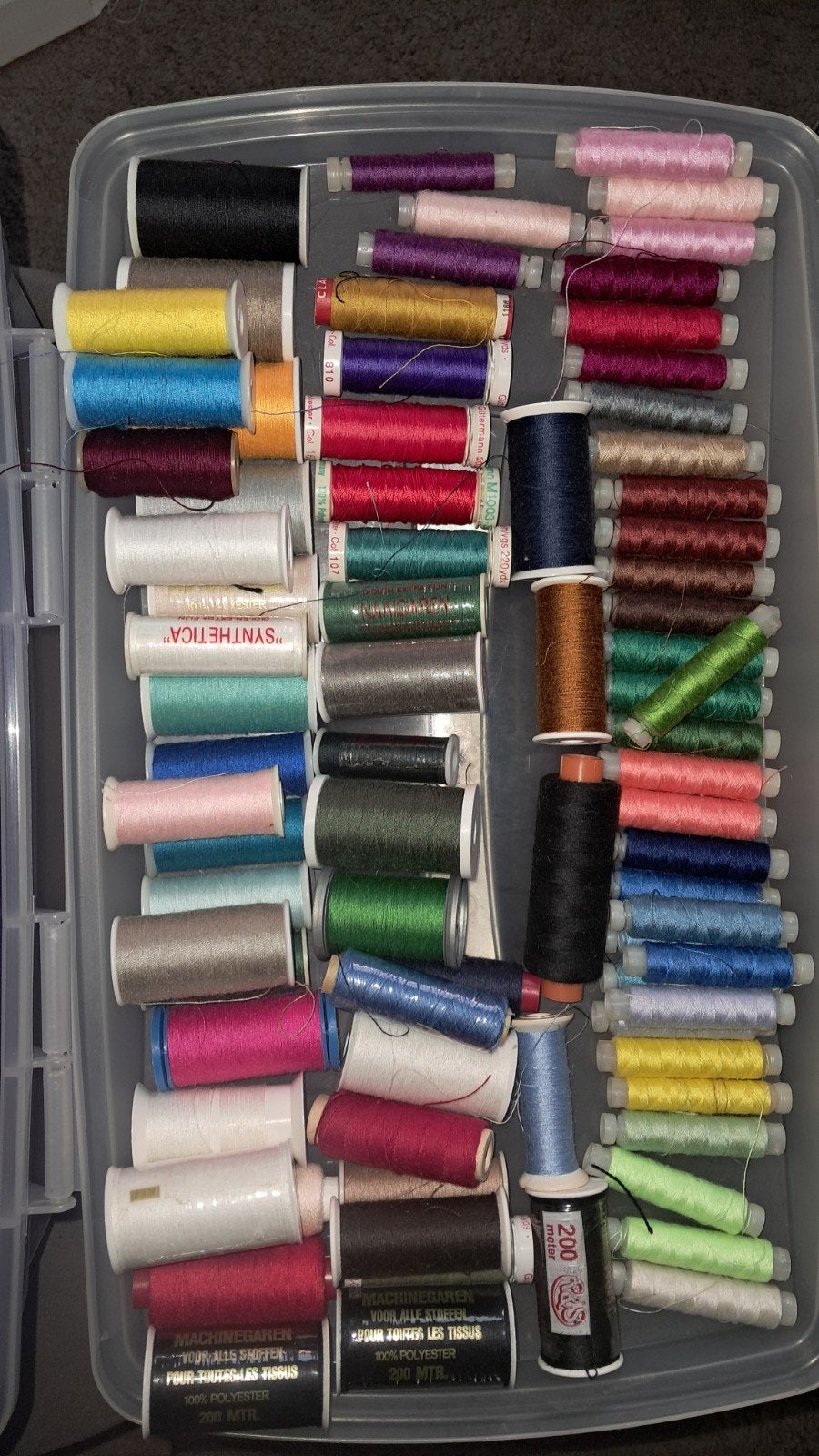 Naaigaren en kleding etiketten, Ophalen of Verzenden, Gebruikt, Garen of Naald(en)