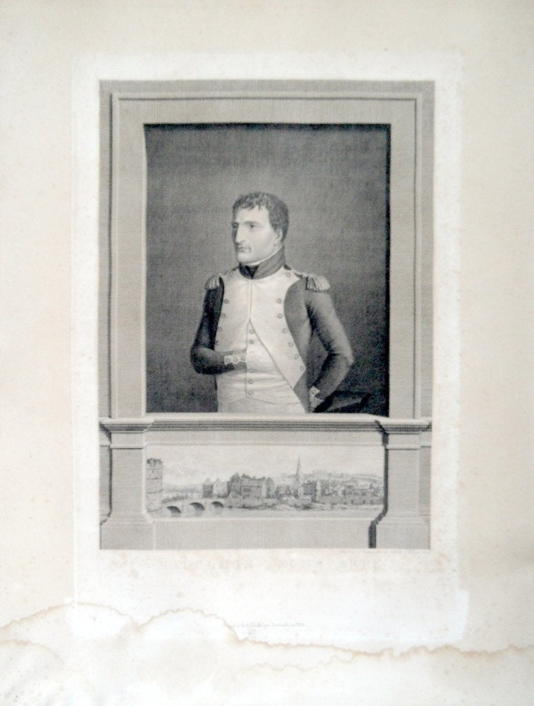 Napoleon Bonaparte, ets Luik 1804.    STILL AVAILABLE, Ets, Portret, 65 cm, Ophalen of Verzenden