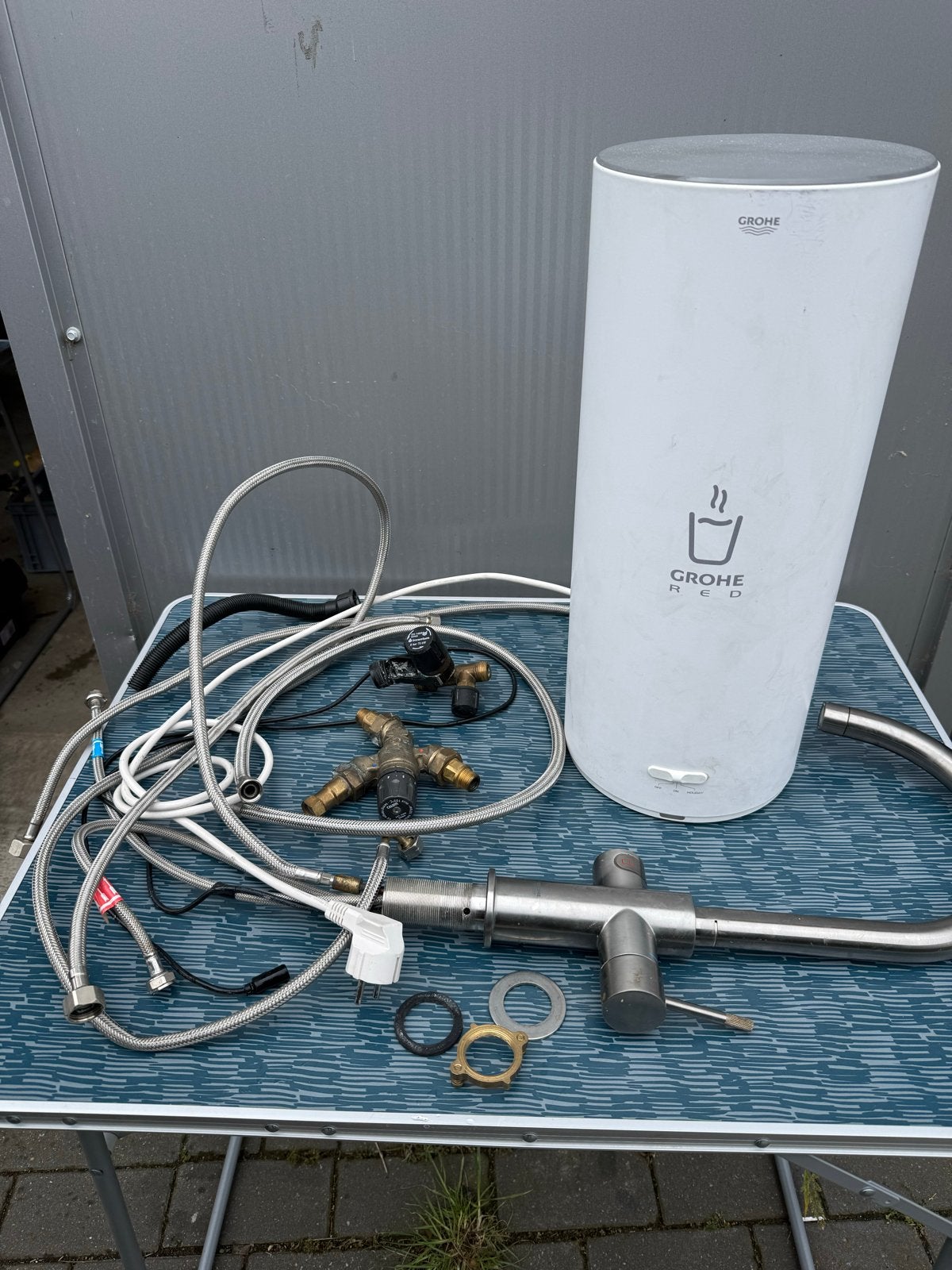 Grohe Red kokendwaterkraan met boiler. KRAAN KAPOT BOILER OK, Ophalen of Verzenden, Gebruikt