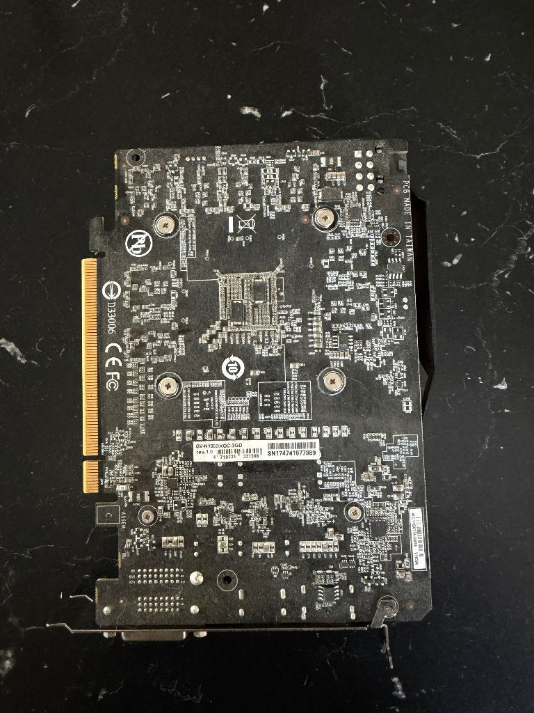 Gigabyte GeForce GTX 1060 3GB, Computers en Software, Videokaarten, PCI-Express 3, Gebruikt, HDMI, Ophalen of Verzenden