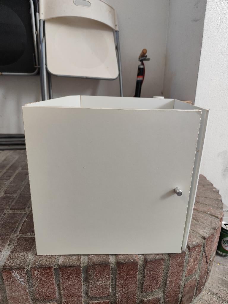 Kallax inzet met deur (kastje voor Ikea Kallax vakkenkast), Ophalen, Minder dan 50 cm, Gebruikt, Minder dan 100 cm