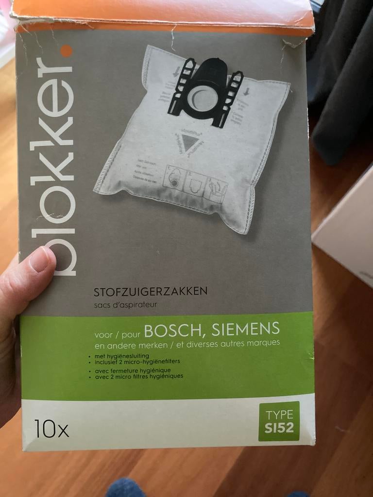Stofzuigerzakken, Ophalen, Overige typen