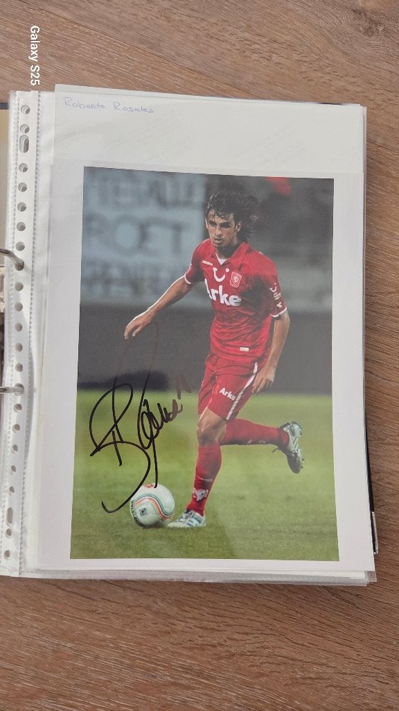 20x30cm foto originele handtekening Ruiz Twente, Ophalen of Verzenden, Zo goed als nieuw, F.C. Twente, Spelerskaart