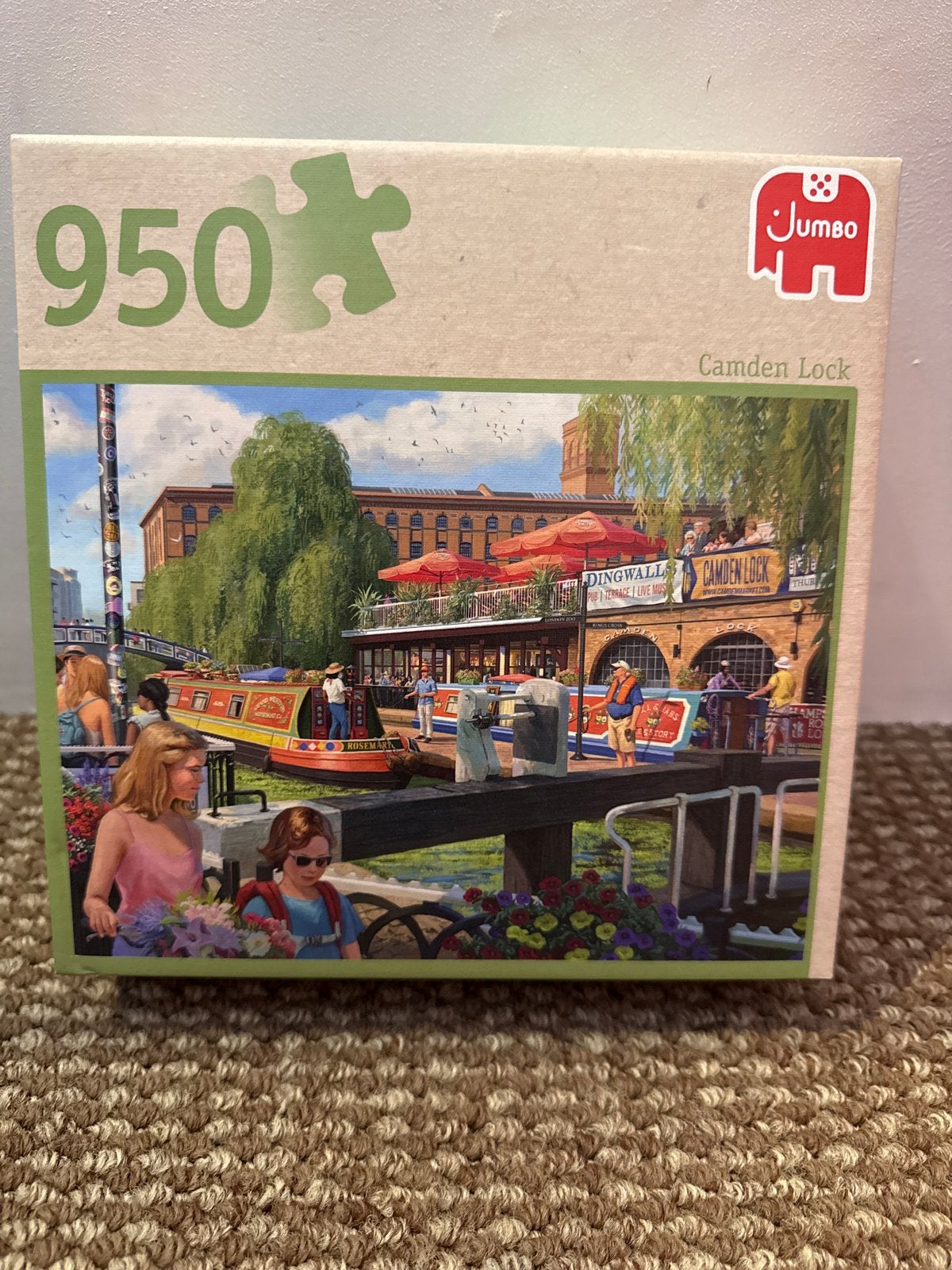 Jumbo Legpuzzel Camden Lock 950 stukjes, Ophalen of Verzenden, 500 t/m 1500 stukjes, Zo goed als nieuw, Legpuzzel