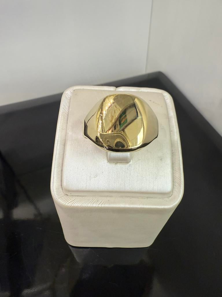 Prachtige 14 karaats gouden zegelring, Ophalen of Verzenden, Nieuw, Goud