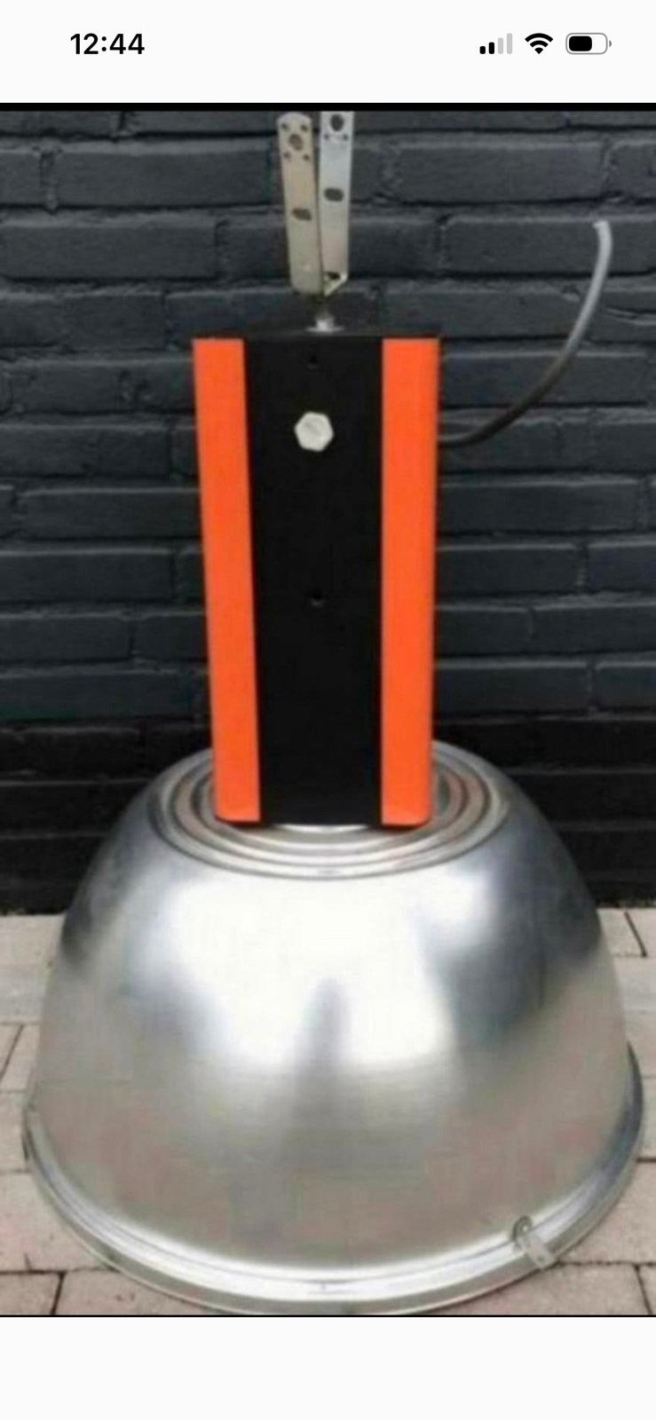 Industriële lamp, Ophalen, Zo goed als nieuw