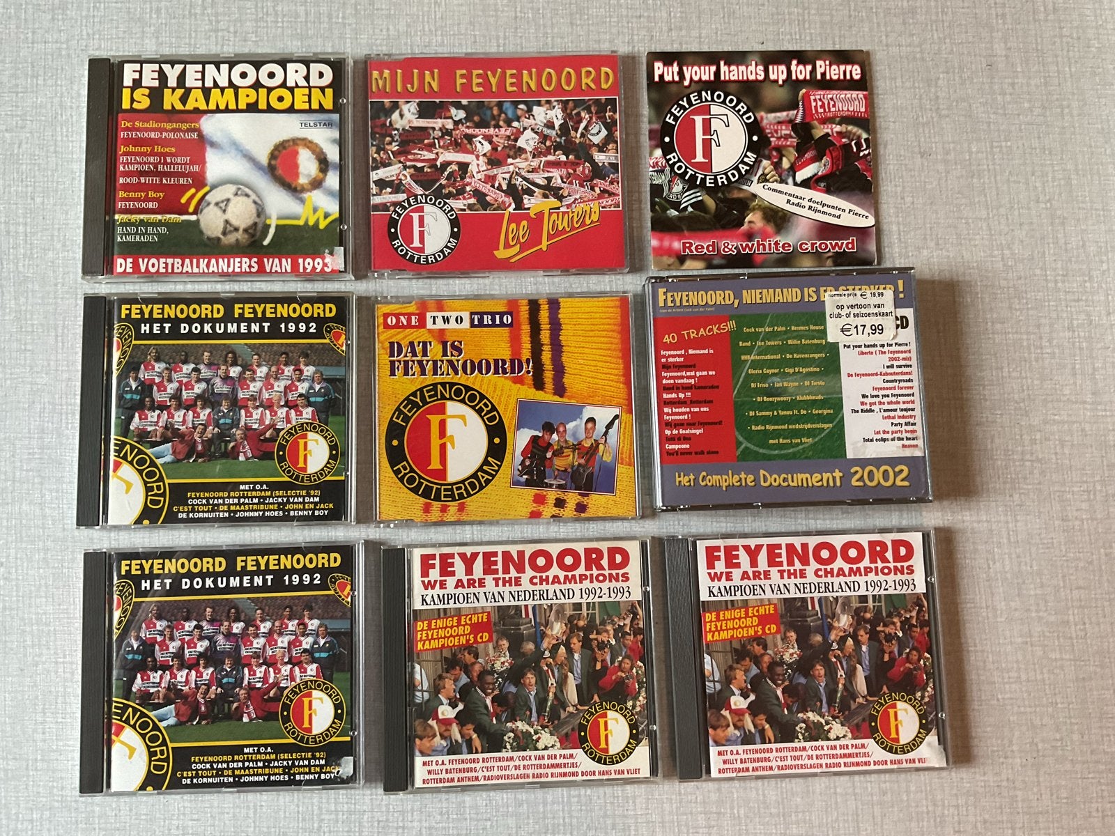 Feyenoord CD Collectie: Kampioen, Document 1992, 2002, Verzamelen, Ophalen, Gebruikt