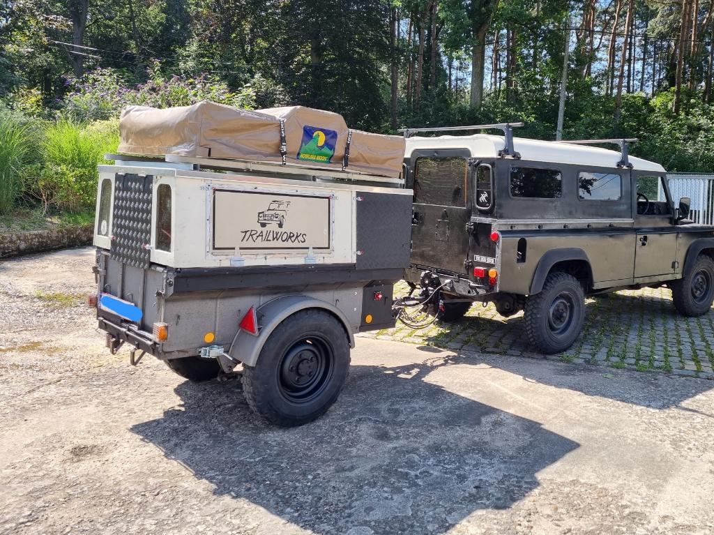 offroad kampeer aanhanger, Caravans en Kamperen, Ophalen, Gebruikt