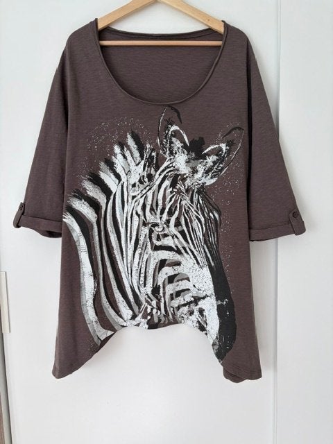 Wibra nieuwe tuniek maat 44(XXL), Kleding | Dames, Bruin, Verzenden, Maat 42/44 (L), Nieuw