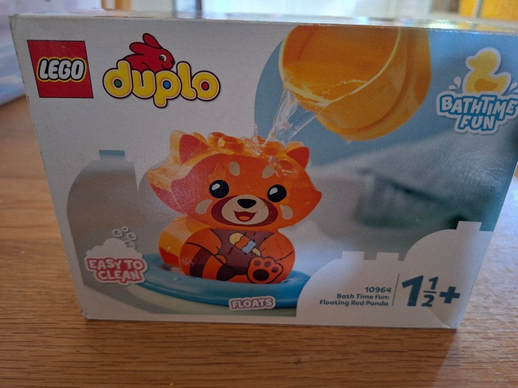LEGO DUPLO Mijn eerste pret in bad: Drijvende Rode Panda, Ophalen of Verzenden, Zo goed als nieuw, Duplo