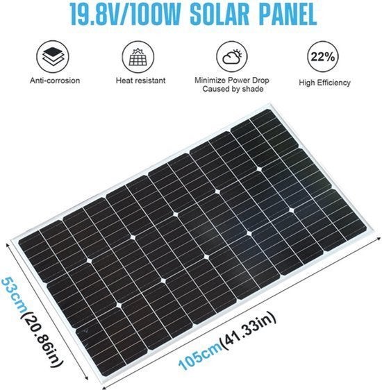 Zonnepaneel - Zonnepanelen - Zonne-energie - 18V PV Module f, Corvance B.V., Verzenden, Nieuw, Corvancebol@gmail.com