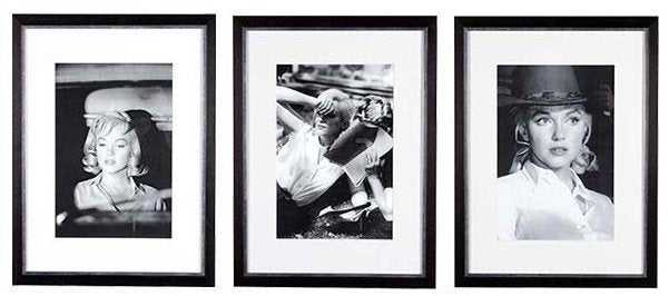 Marilyn Monroe prints SET van 3 van het luxe merk Eichholtz, 50 – 75, Minder dan 50 cm, Eichholtz, Info@eichholtz.com