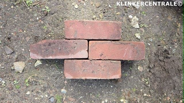 45m2 rood bruin gebakken klinkers dikformaat 7-duimers, Bij dit gebruikte product niet meer te achterhalen., Gebruikt, Verzenden