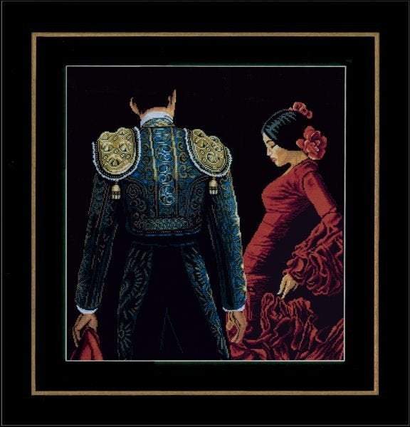 Borduurpakket Dancing in passion pn0150003, ., Nieuw, Ophalen of Verzenden, .