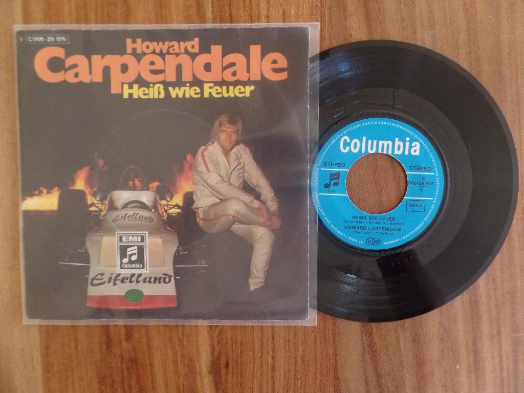 single  Howard Carpendale - Heiß Wie Feuer, Cd's en Dvd's, Gebruikt, 7 inch, Single, Ophalen of Verzenden