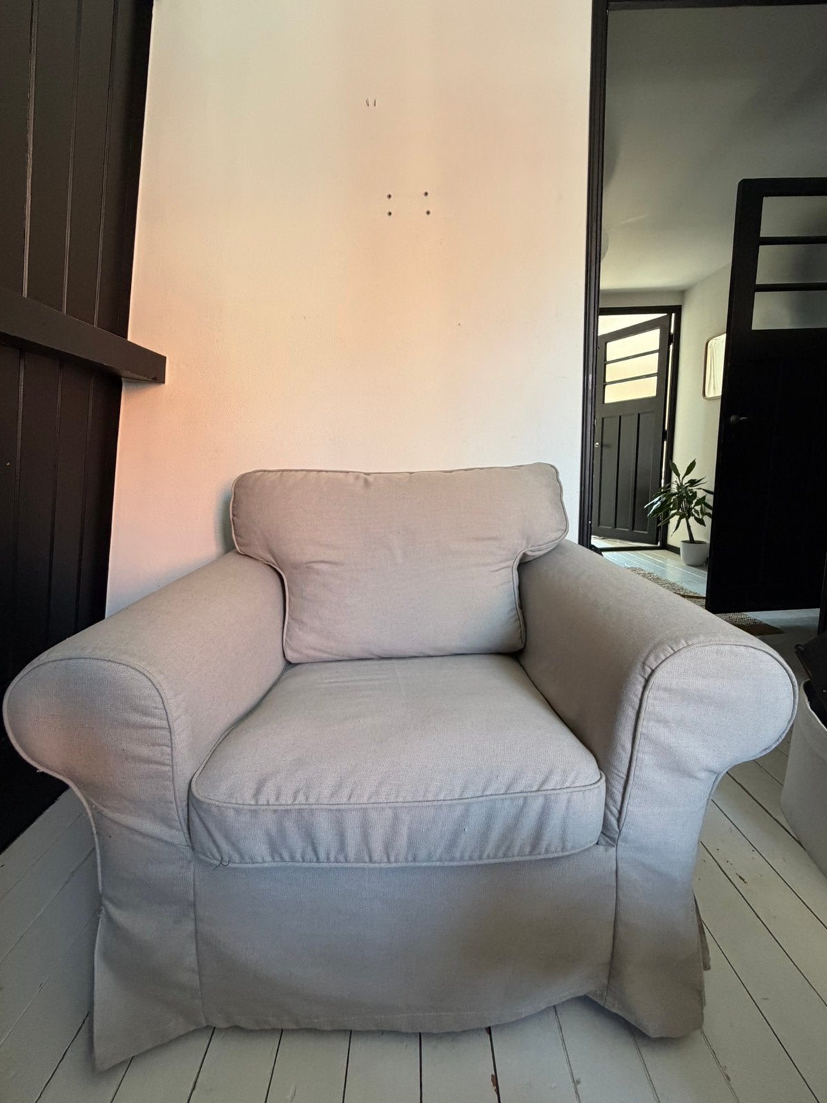Ikea ektopr fauteuil / stoel. Moet zsm weg!!!, Huis en Inrichting, Ophalen, Zo goed als nieuw, 75 tot 100 cm, 50 tot 75 cm