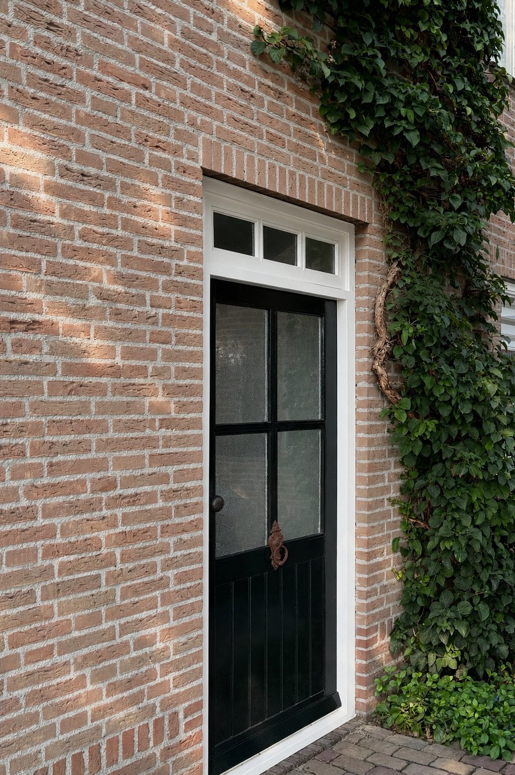Voordeur klassiek model inclusief beslag, Gebruikt, Deurkozijn, 150 tot 225 cm, Inclusief glas