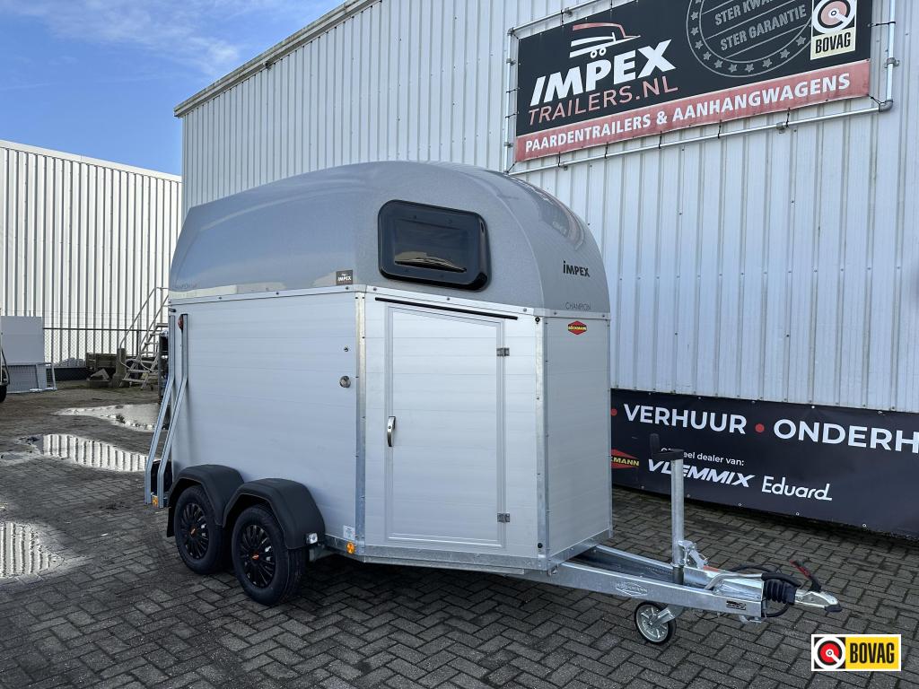 Bij Impex Bockmann Champion 2-prds geheel aluminium 2025, Nieuw, Aluminium, 2-paards trailer