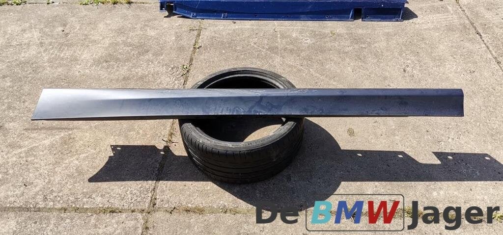 Sideskirt links grijs BMW 3-serie E90 & E91 51777062297, Gebruikt, Ophalen of Verzenden, BMW, BMW