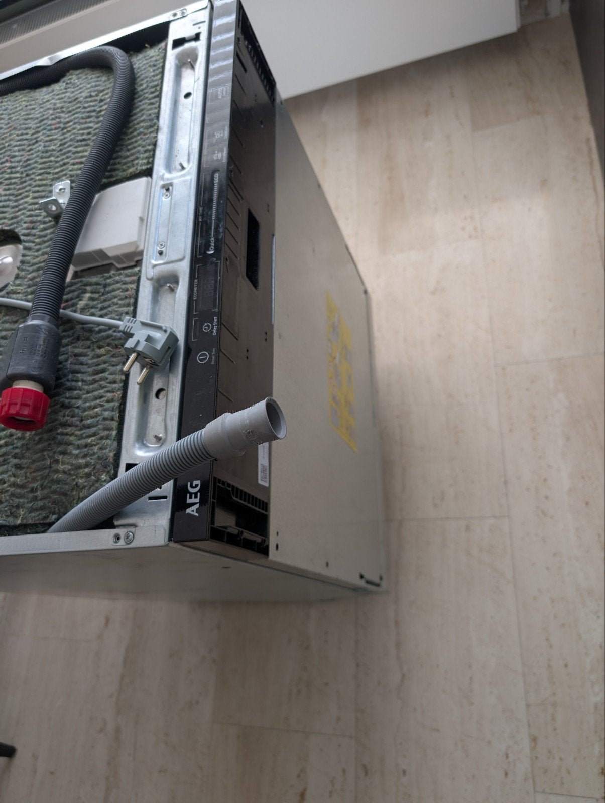 AEG FSK52617P Vaatwasser - Inbouw, foutcode 44, Witgoed en Apparatuur, Ophalen, Energieklasse A of zuiniger, 60 cm of meer, Inbouw