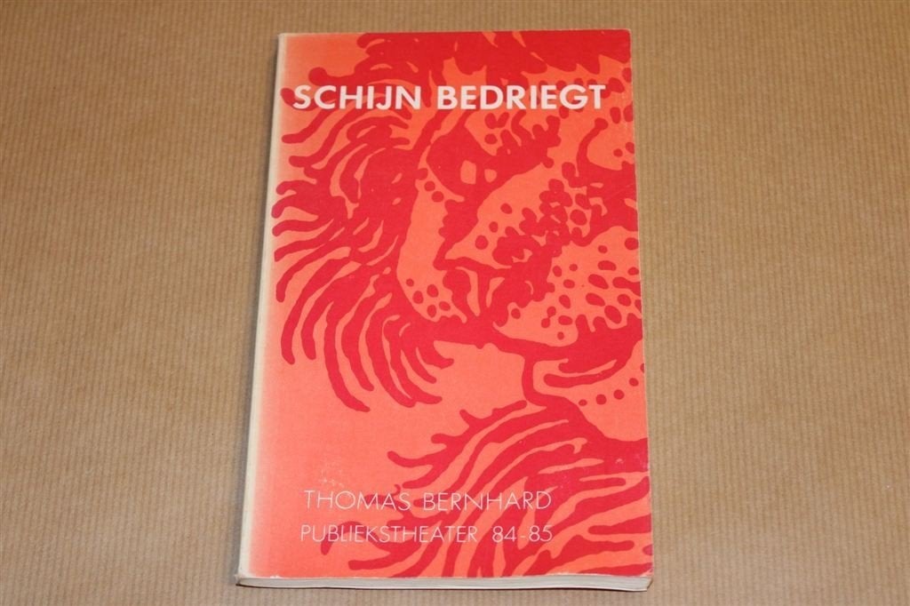 Schijn Bedriegt — Toneelstuk van Thomas Bernhard, Ophalen of Verzenden, Gelezen, Cabaret