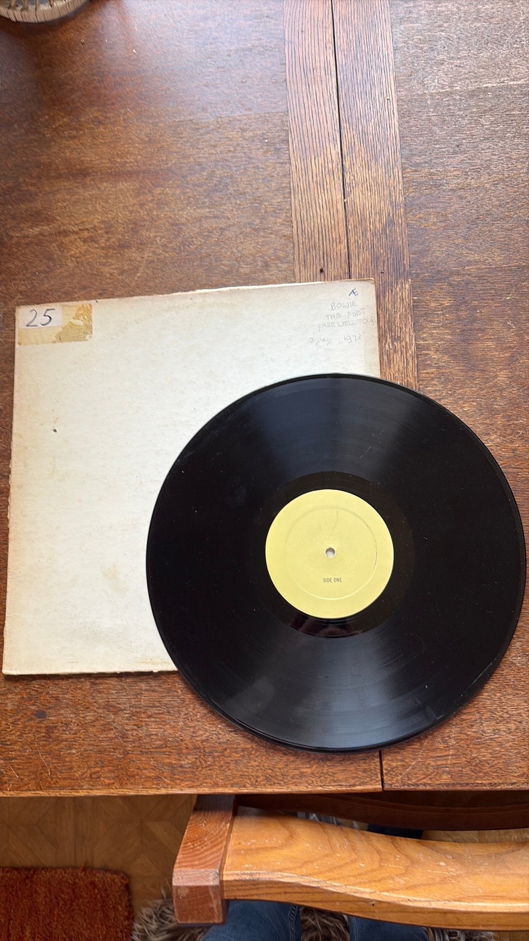 Bowie- First farewell tour. Zeldzame bootleg 1974-TAKRL1935, LP, Ophalen of Verzenden, Import, 12 inch