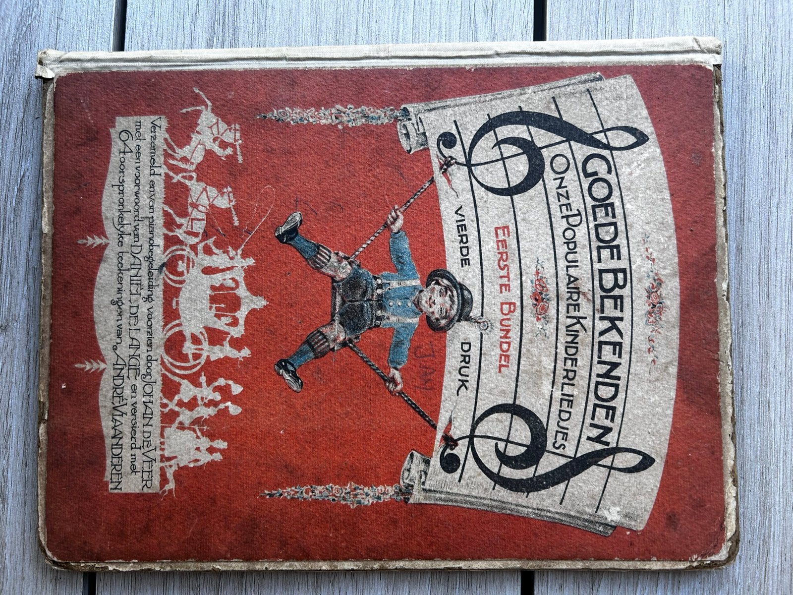 Oude kinderliedjes boek Teab, Ophalen of Verzenden, Zo goed als nieuw