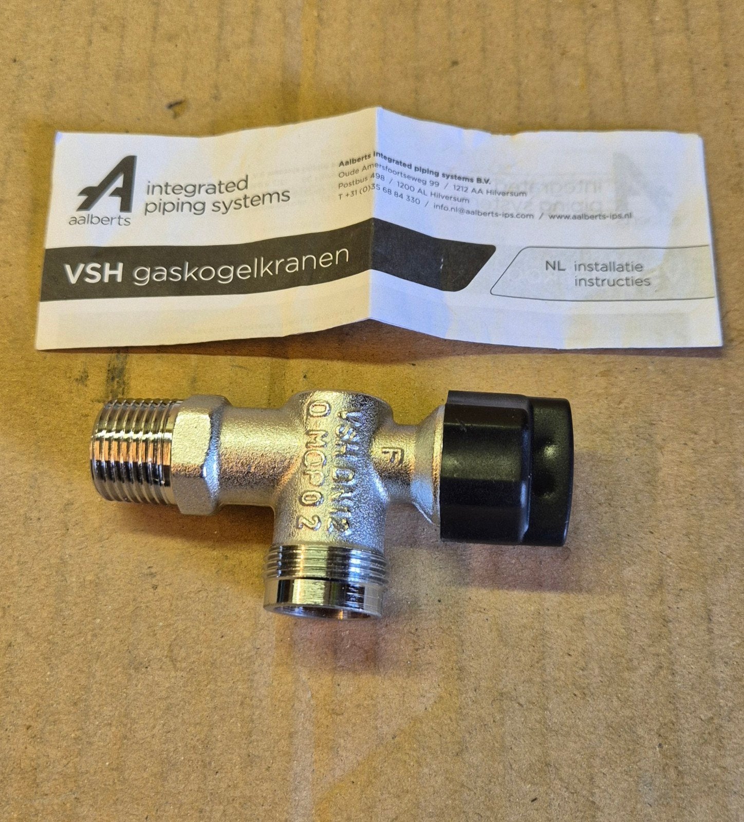 Te koop: VSH gaskogelkraan / gaskraan (haaks) - Nieuw
​Besch, Doe-het-zelf en Verbouw, Ophalen, Nieuw