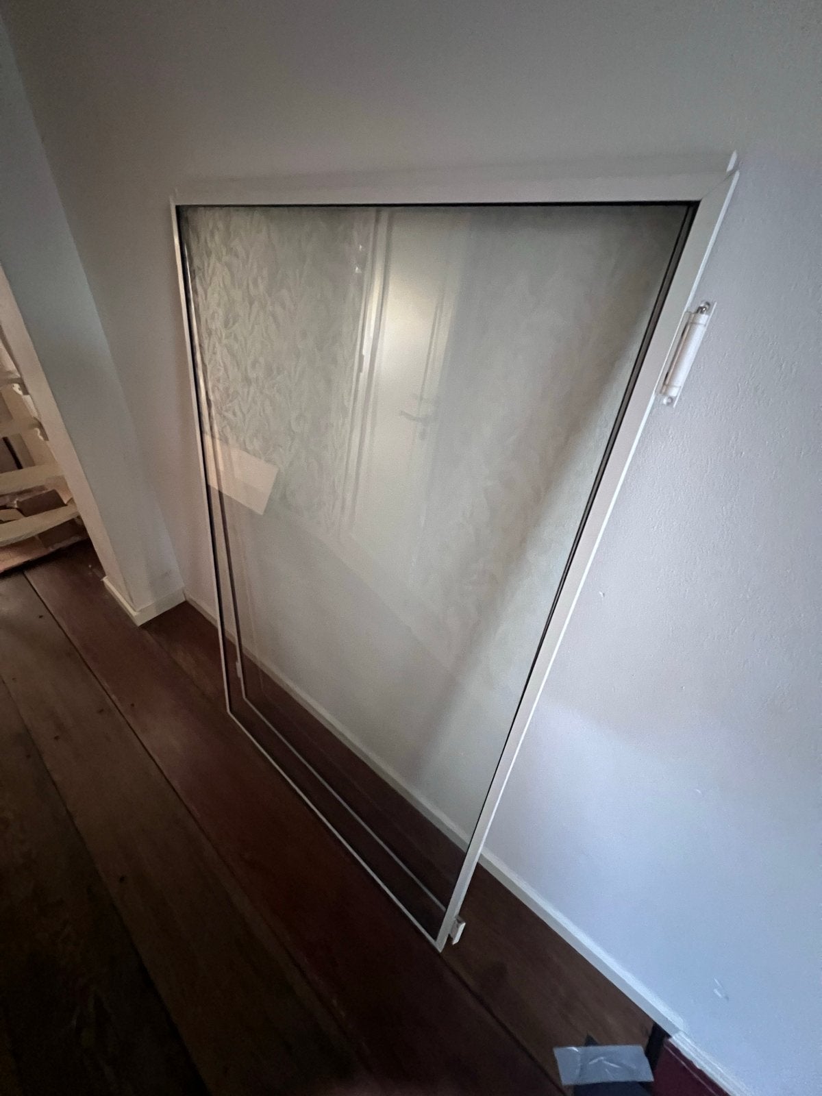 Gratis - prina voorzetraam 146,2 x 96,2 met scharnieren, Ophalen, 80 tot 120 cm, Zo goed als nieuw, Overige typen