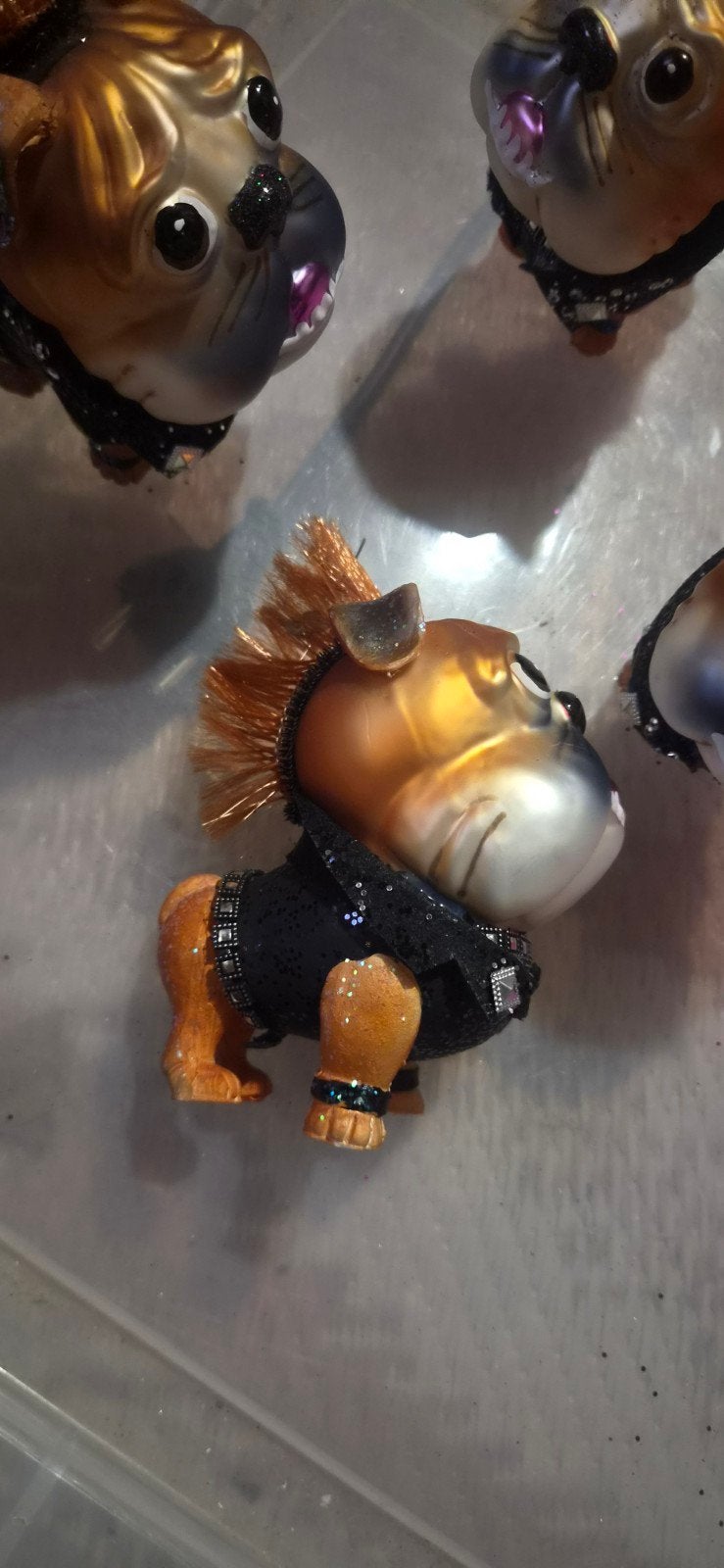 kerstornament bulldog kerstbal hond, Diversen, Ophalen, Zo goed als nieuw