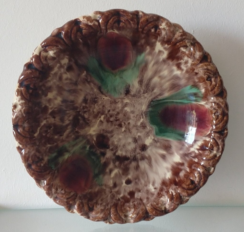 antieke Jasba Majolica schaal, volgnr 14, Ophalen of Verzenden