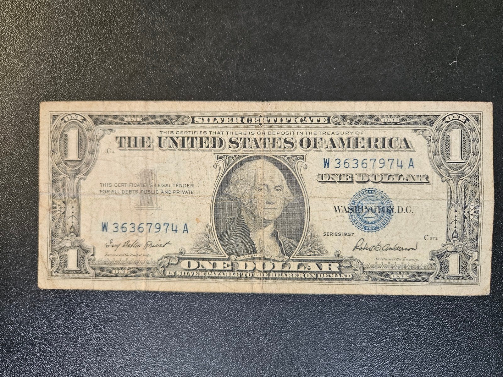 USA pick 419 1957, Ophalen of Verzenden, Noord-Amerika, Los biljet