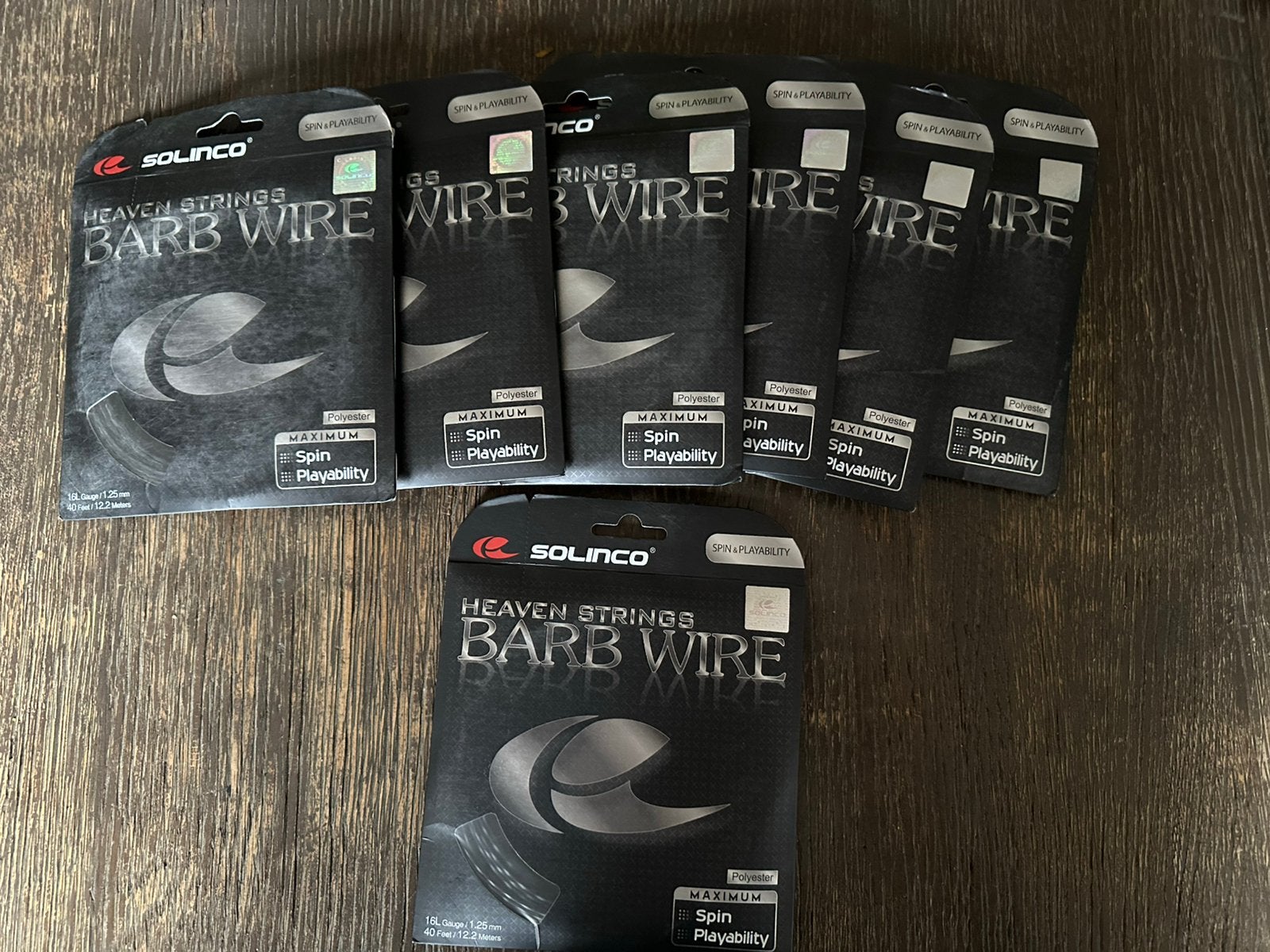 Solinco barb wire tennissnaar, 1.25mm, 12 meter..Nieuw!!, Overige merken, Grip of Snaar, L00, Nieuw