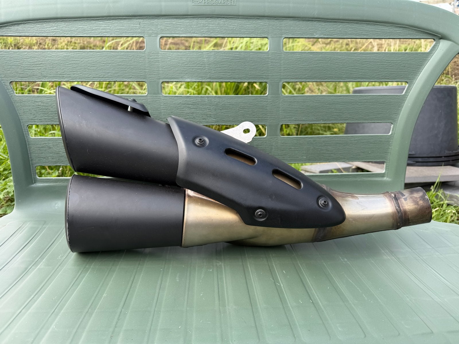 Ducati Diavel 1200 2015-2018 originele REMUS uitlaat demper, Ophalen, Gebruikt