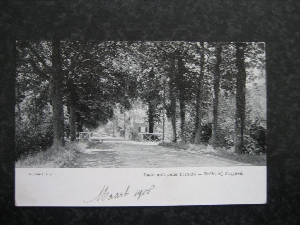 EEFDE Laan met oude tolhuis, Verzamelen, Ophalen of Verzenden, 1920 tot 1940, Gelderland