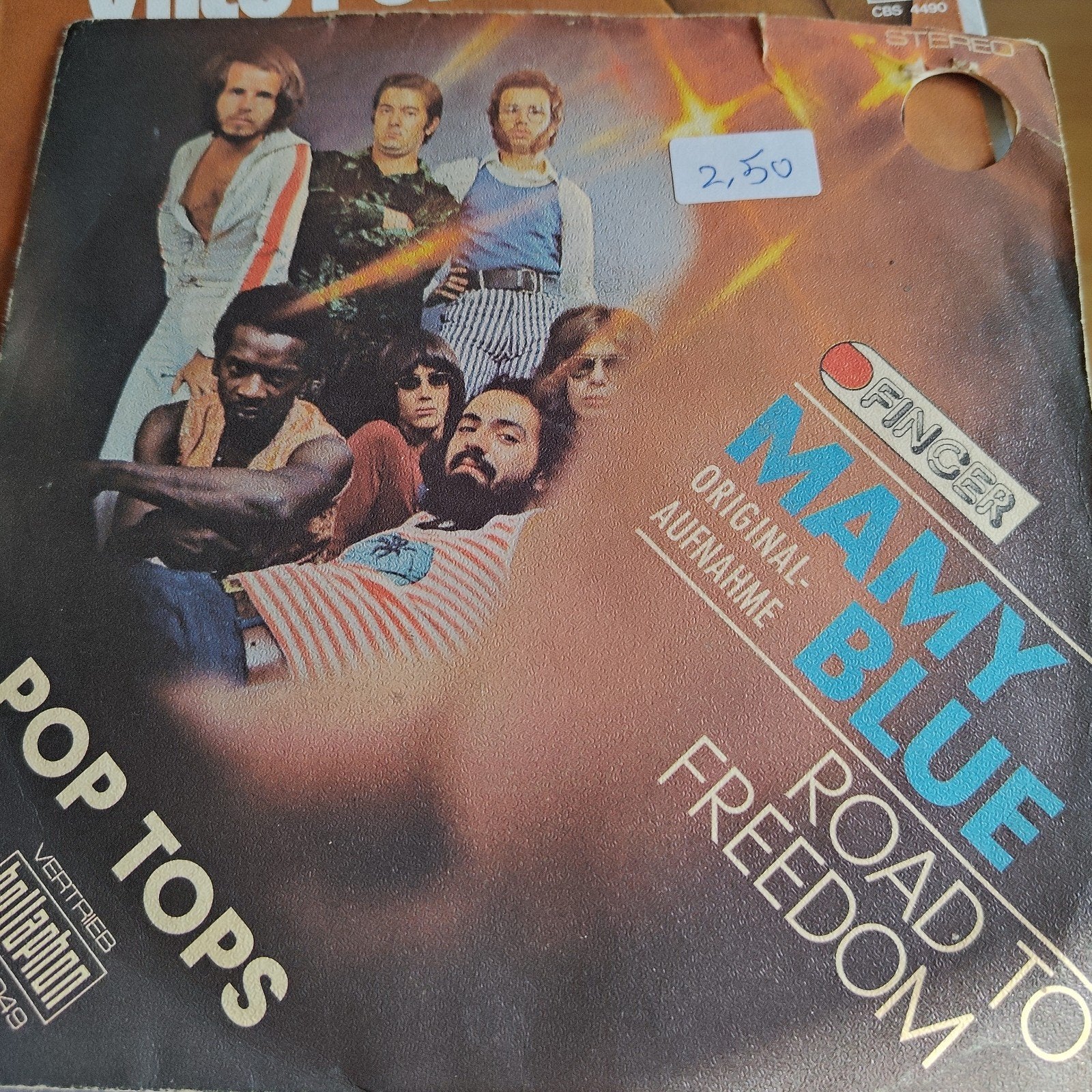 Pop Tops - Mamy Blue / Road to Freedom (Vinyl Single), Ophalen of Verzenden, Gebruikt, 7 inch, EP