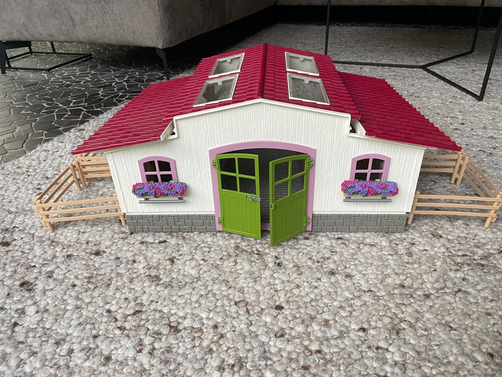 Schleich Horse Club Grote Paardenstal met Accessoires, Ophalen of Verzenden, Zo goed als nieuw, Jongen of Meisje