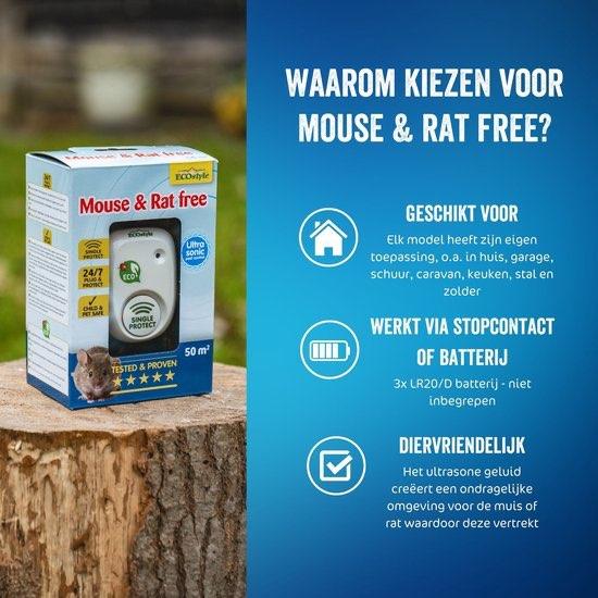 Mouse & Rat Free Duopack 80 m² + 30 m² - GRATIS VERZENDING, Tuin en Terras, Bestrijdingsmiddelen, Verzenden, Nieuw, Ongediertebestrijding