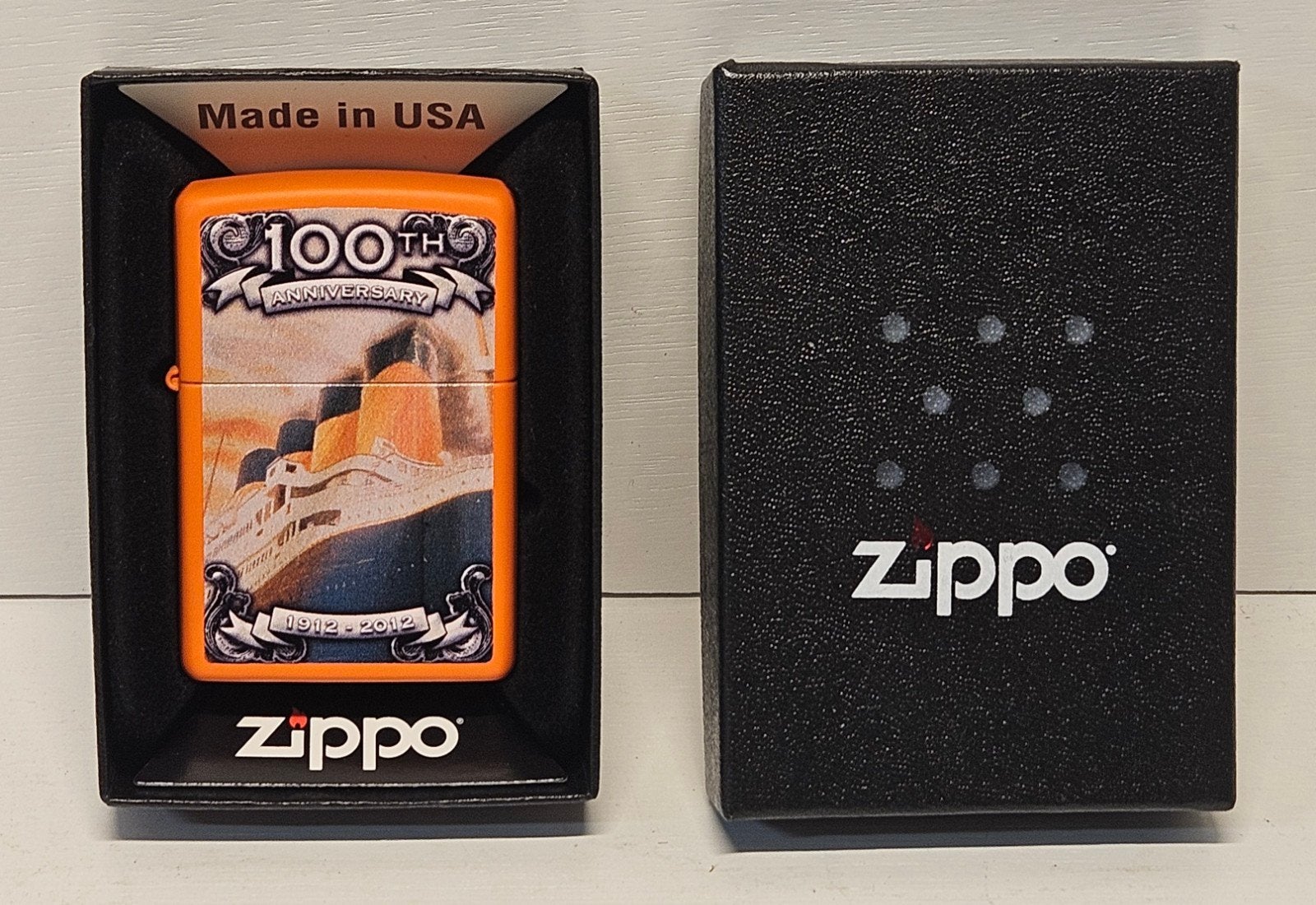 Zippo aansteker - Titanic 100th Anniversary (1912-2012), Ophalen of Verzenden, Nieuw, Aansteker